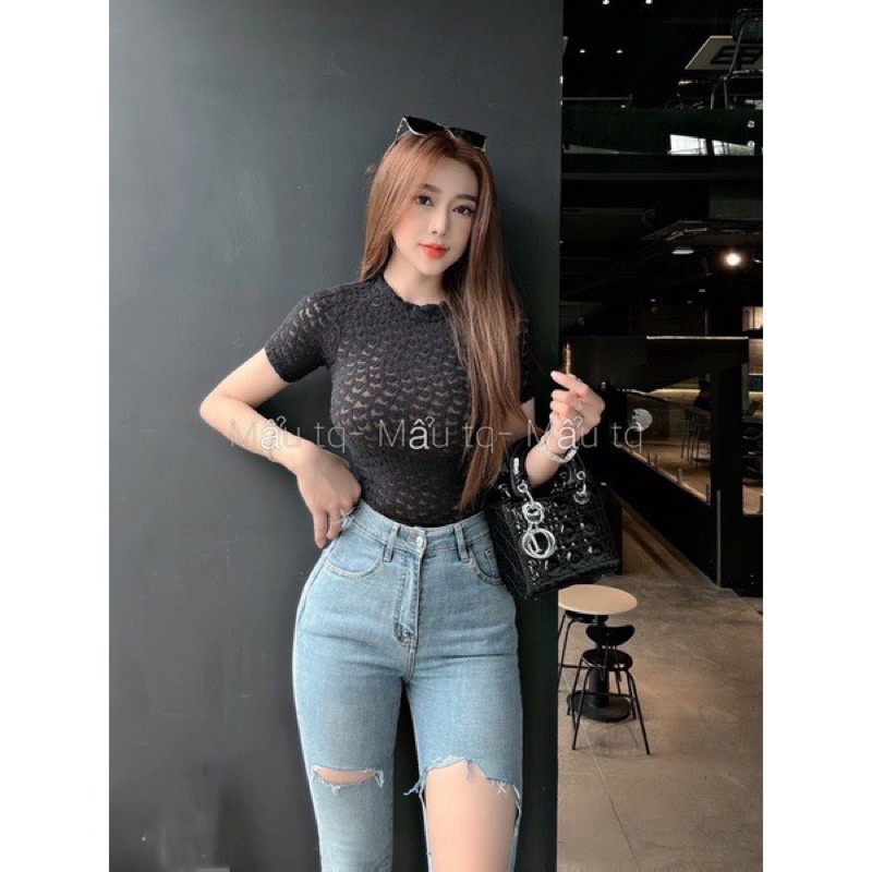 🔥🔥FREESHIP🔥ÁO REN SIÊU HOTT .KÈM ẢNH THẬT CHỤP SÀN