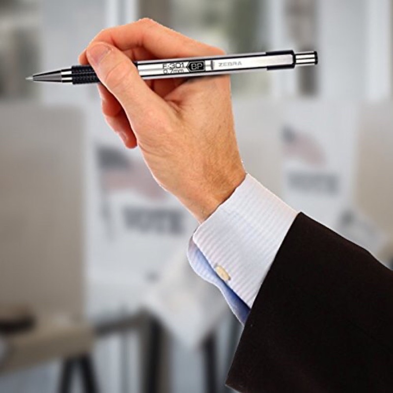 Bút Bi Bấm Kim Loại Zebra F301 Nhật Bản Chính Hãng