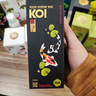 Aqua iodine 300 - thuốc sát trùng an toàn cho cá koi