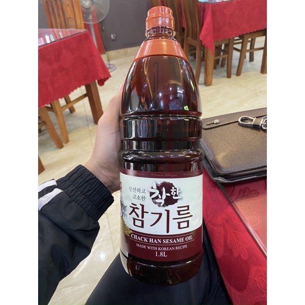 DẦU VỪNG DẦU MÈ CAN 1,8l HÀN QUỐC