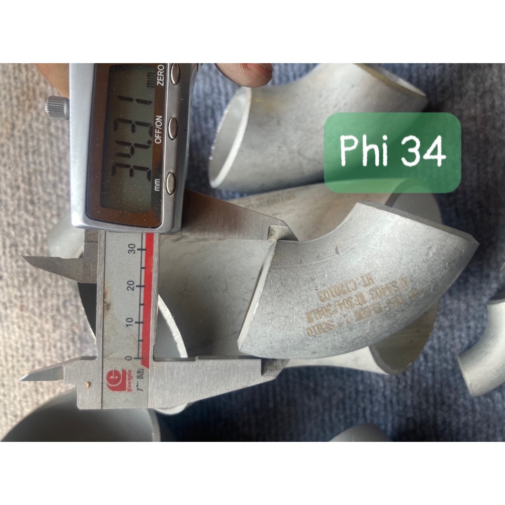 CO HÀN INOX 304 SCH10 PHI 21 ĐẾN 219