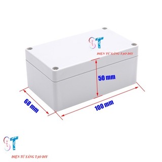 Vỏ hộp nhựa đựng module, mạch điện tử 100x68x50mm chống nước