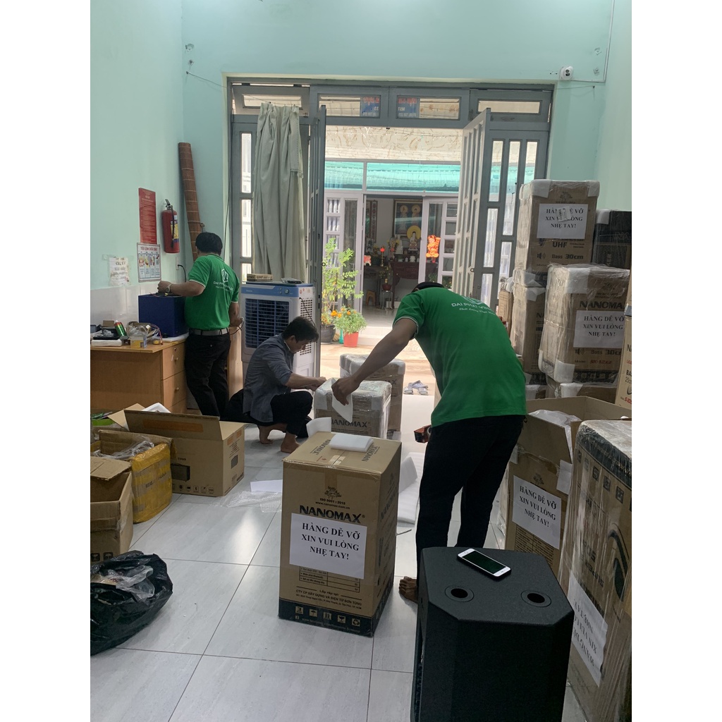 Loa Kéo Karaoke Công Suất Lớn 260W Nanomax T12 Bass 3 Tấc 30cm Màu Xám Có Đọc USB Thẻ Nhớ| Loa Kéo Giá Rẻ Mini