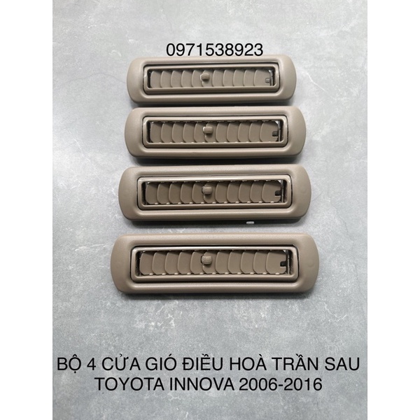 bộ 4 cửa gió điều hoà giàn lạnh sau TOYOTA INNOVA 2006-2016 cao cấp giá rẻ | BigBuy360 - bigbuy360.vn