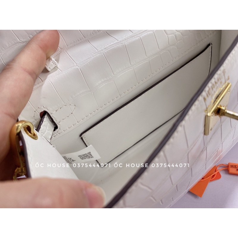 Túi xách nữ Túi HM dáng ngang Pochette size 22 da mềm