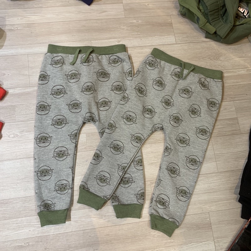 Quần jogger nỉ bông bé nhí 4y 15-16kg