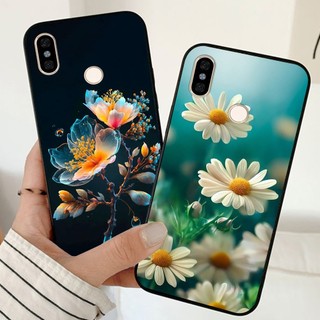 Ốp lưng xiaomi redmi note 5 / redmi note 5 pro in nhám hình hoa cỏ