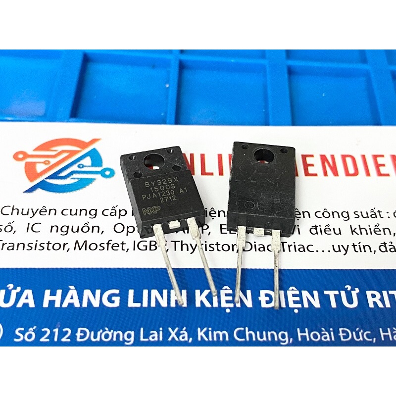[Combo 3 chiếc] BY329X-1500S Damper Diode Fast, High-Voltage TO-220F 6A 1500V