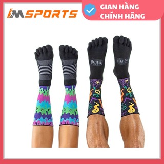 Tất xỏ ngón chạy trail Injinji - Trail Mid weight Crew