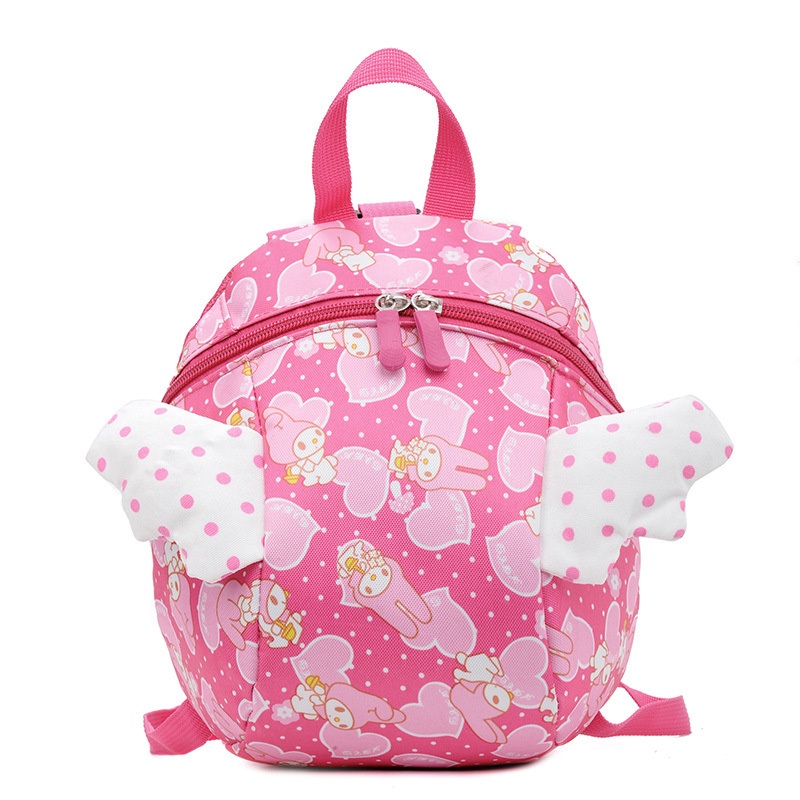 Bololo Ba Lô Đi Học Chống Thất Lạc Đính Đôi Cánh Dễ Thương Xinh Xắn Dành Cho Bé