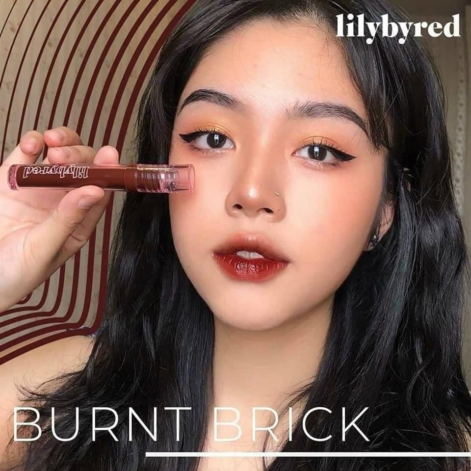 Son Tint Bóng Lilybyred Glassy Layer Fixing Tint Màu 08 Burnt Brick Đỏ Nâu Gạch CHÍNH HÃNG