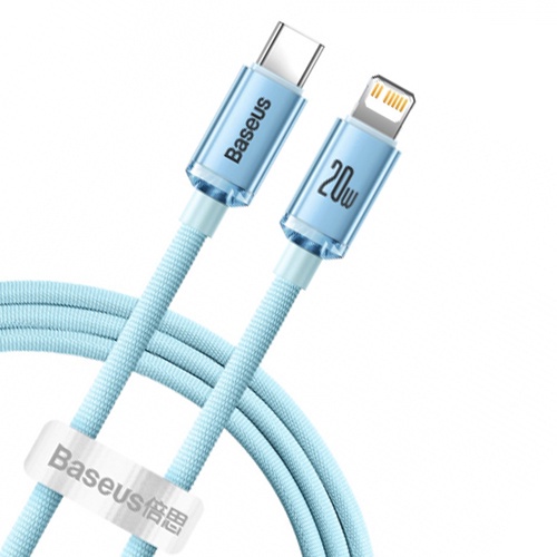 Cáp sạc nhanh PD20W truyền dữ liệu Baseus Crystal Shine Series Fast Charging Data Cable 120CM dành cho IP12/13/14