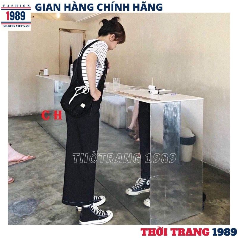 Quần yến vải siêu kute dễ thương -yếm quần kaki trẻ chung năng động -THỜI TRANG 1989