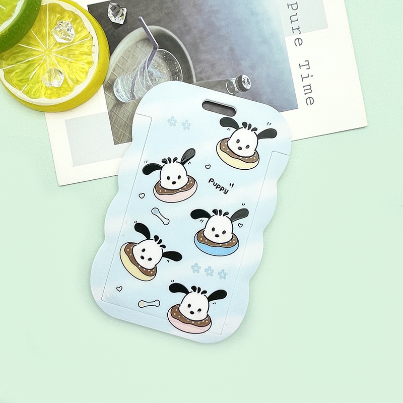 Dây đeo thẻ dọc dành cho học sinh, sinh viên, nhân viên họa tiết Chú Chó Pochacco dễ thương