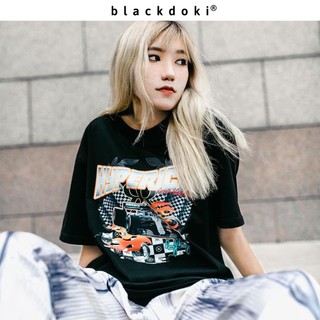 Áo thun nữ BLACKDOKI-Hyperich , áo thun unisex cá tính form rộng tay lỡ chất cotton M150