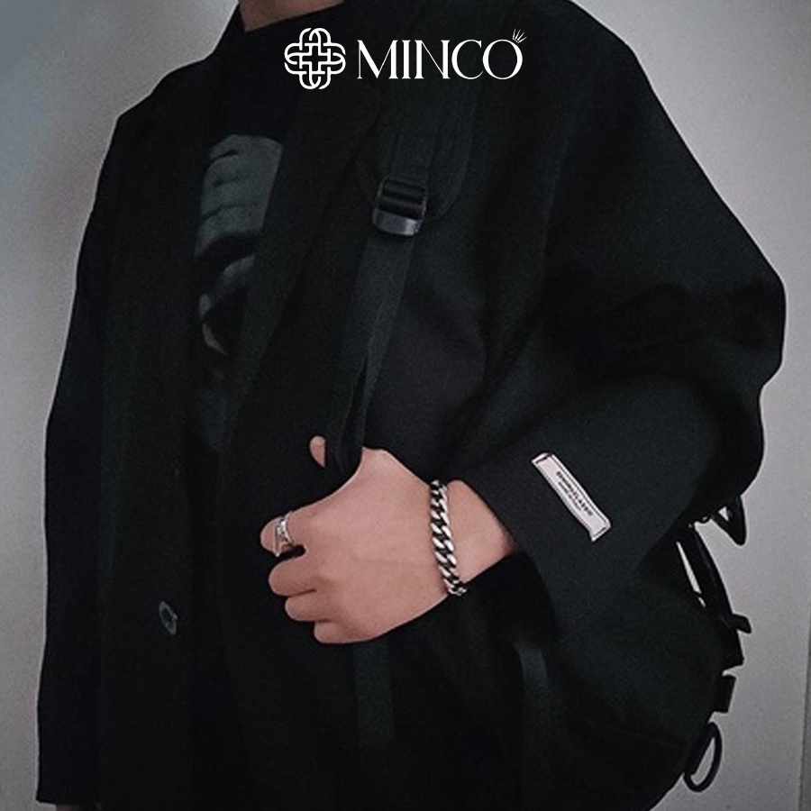 Lắc Tay Nam xích Streetwear Minco Accessories phụ kiện thời trang phong cách ngầu LT16