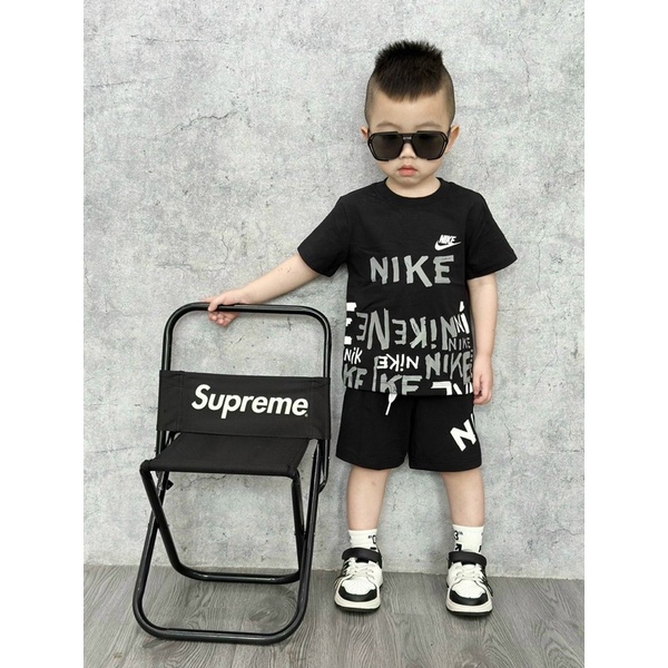 Bộ short thể thao NK NSW chữ cao cấp bé trai