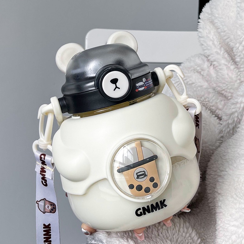 🚚Việt Nam gửi🚚Bình Nước Dung Tích Lớn 1100ml Ly uống đôi Họa Tiết Hoạt Hình Dễ Thương Chai nước Cub