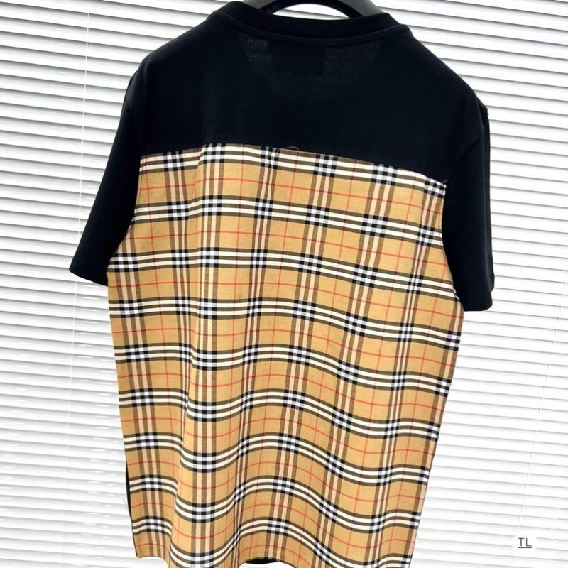 Áo Thun Nữ Nam Trắng Đen Kẻ Caro Tay Lỡ Áo Phông Cotton Dáng Rộng
