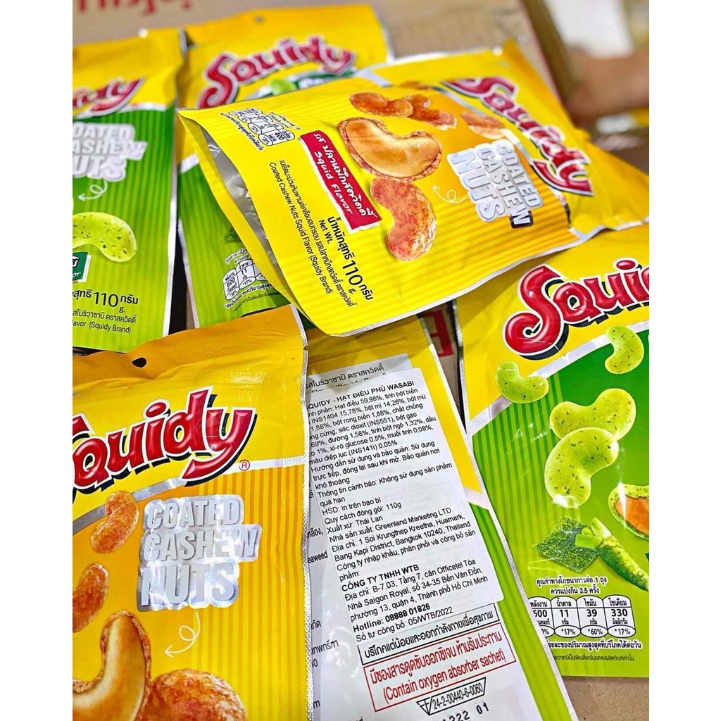 Hạt điều phủ Wasabi