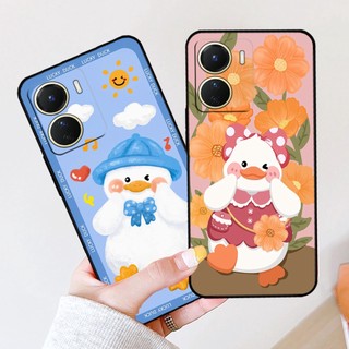 Ốp lưng Vivo Y16 in hình rorojump trái bơ, lucky duck cute dễ thương