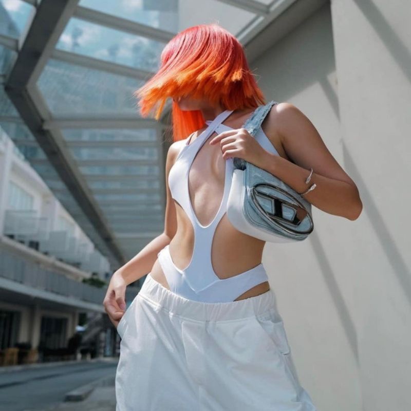 Túi xách nữ kẹp nách chữ D size 22cm full box hàng chuẩn nặng tay cao cấp Jumito