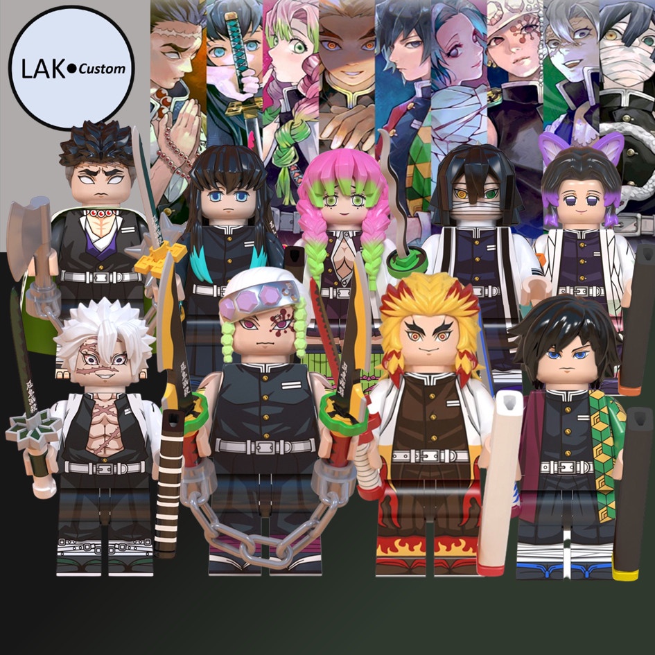 MÔ HÌNH MINIFIGURES KIMETSU NO YAIBA - THANH GƯƠM DIỆT QUỶ - CỬU TRỤ CỘT DEMON SLAYER