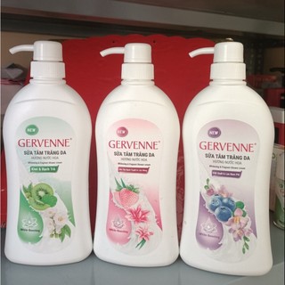 Gervenne - Sữa tắm trắng da 450 g -3 mùi( lyly/ lyly tím/ nước hoa)