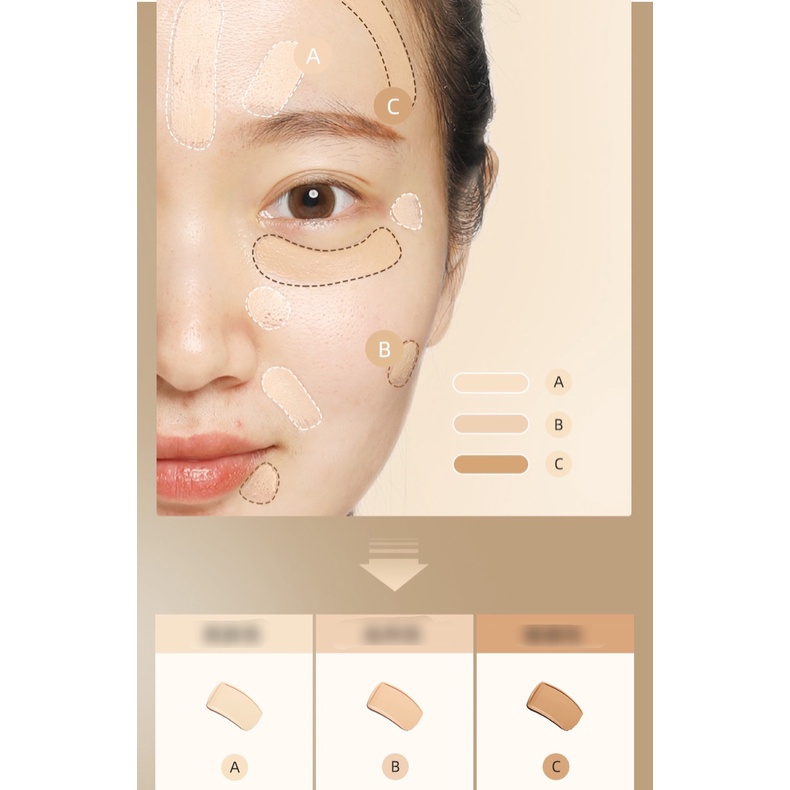 Kem Che Khuyết Điểm 3 Màu XIAOYUMI Hoàn Hảo 2022 MM