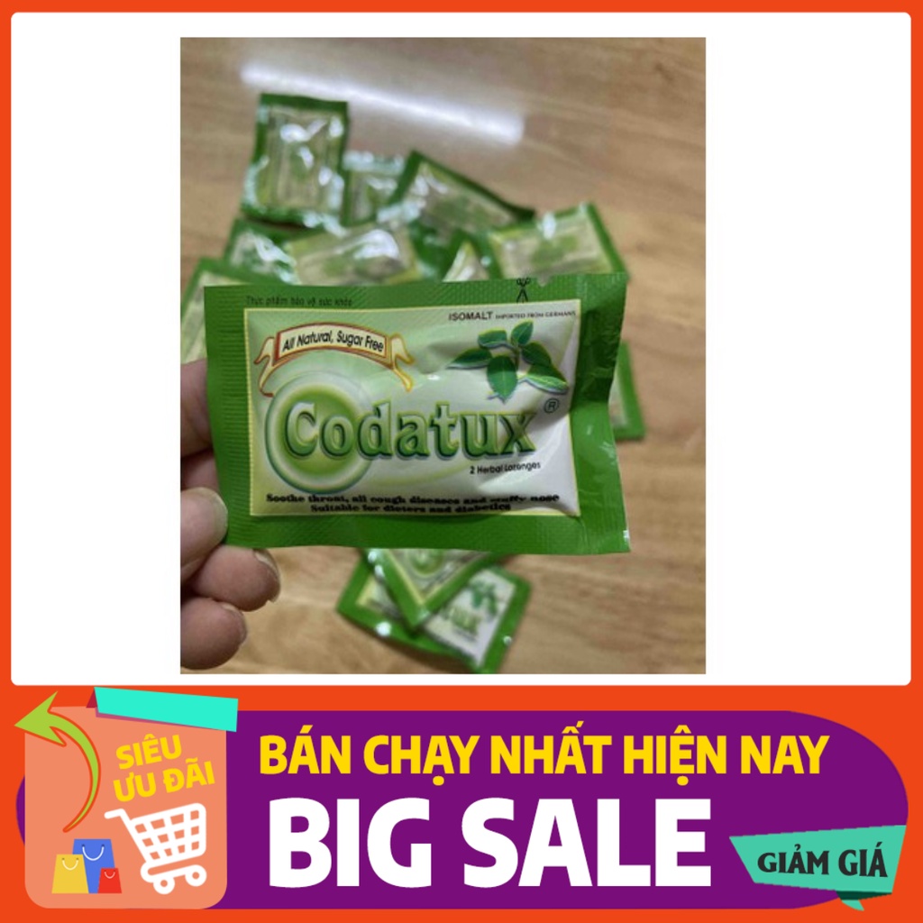 gói kẹo ngậm codatux 2 viên