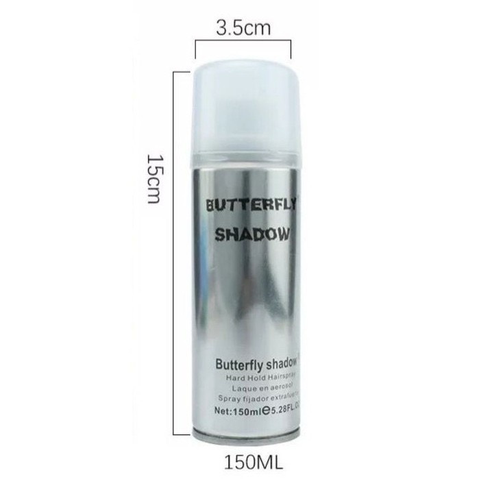 Gôm Xịt Tóc Nam & Nữ Butterfly Shadow chính hãng 150-320-600 ml - Siêu giữ nếp tóc, keo vuốt tóc chính hãng