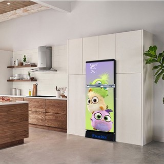 Decal dán tủ lạnh mẫu Angry