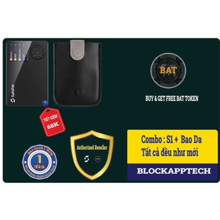 Combo ví lạnh safepal và bao da safepal - hàng nguyên seal - chưa active bảo hành - authorized reseller