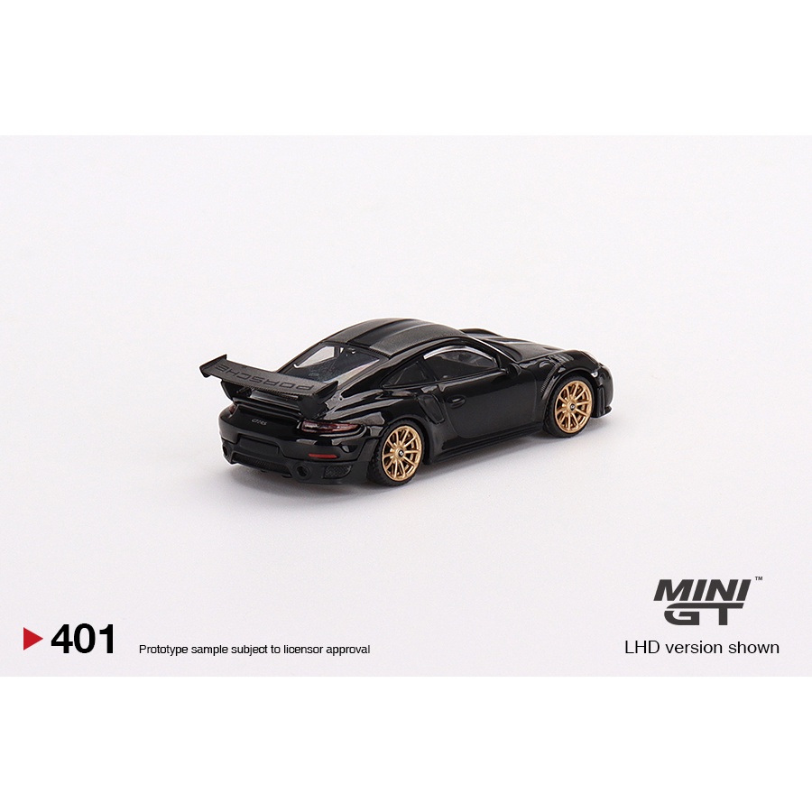 Ducstore.vn Xe mô hình MiniGT #401 - Porsche 911 GT2 RS Weissach Package Black