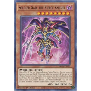 Soldier Gaia The Fierce Knight-MP21-EN100 Common 1st Edition
