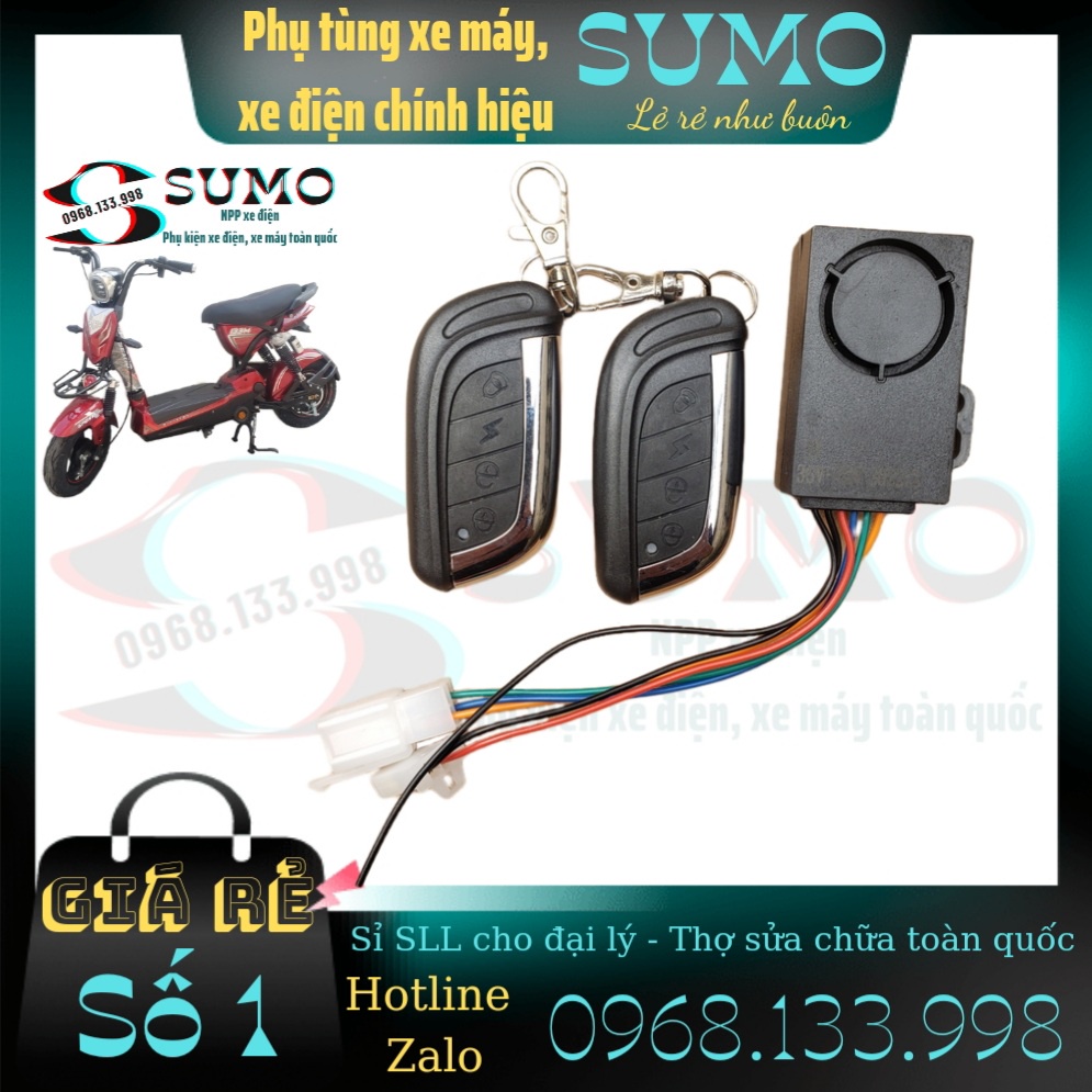 Chống trộm xe điện, khoá điện xe điện loại tốt 36V-72V - Phụ tùng xe SUMO