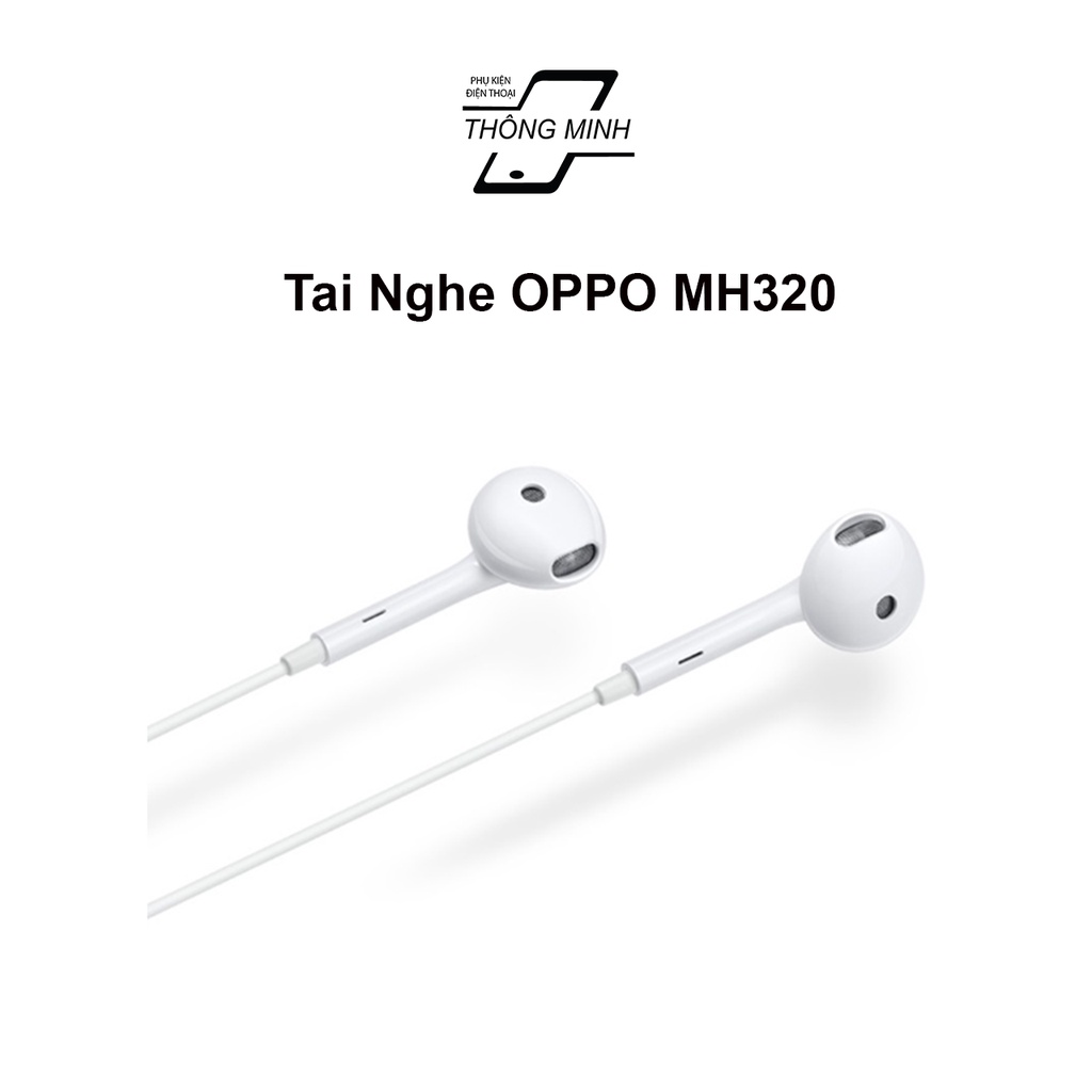 Tai Nghe Điện Thoại OPPO MH320 Có Mic Thoại Cổng 3.5mm - Hàng Chính Hãng