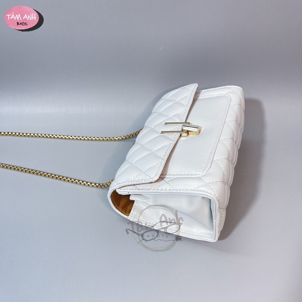 Thanh Lý Túi Xách Thời Trang Giá Rẻ Đeo Vai Đeo Chéo Boy Xích 2 màu Đen Trắng BOYVNX21