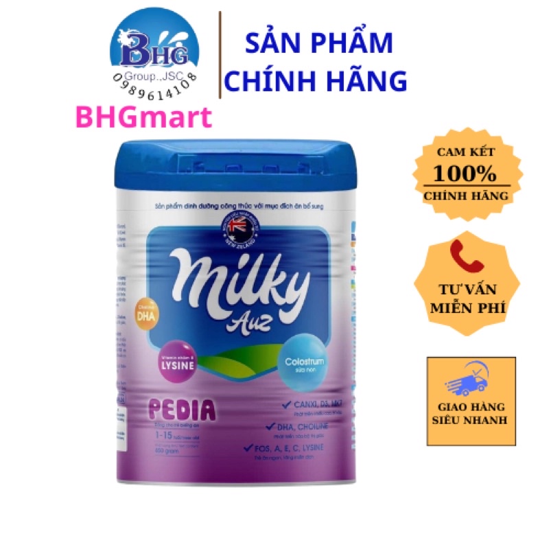 Sữa Milky AuZ Pedia 850g giúp bé tăng cân khoẻ mạnh