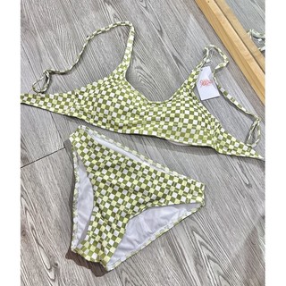 Bikini 2 mảnh kẻ caro