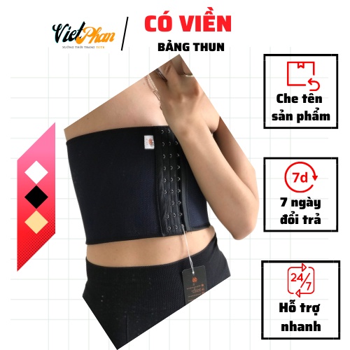 Nịt Ngực Tomboy Bản Nịt Gen Thun Có Viền