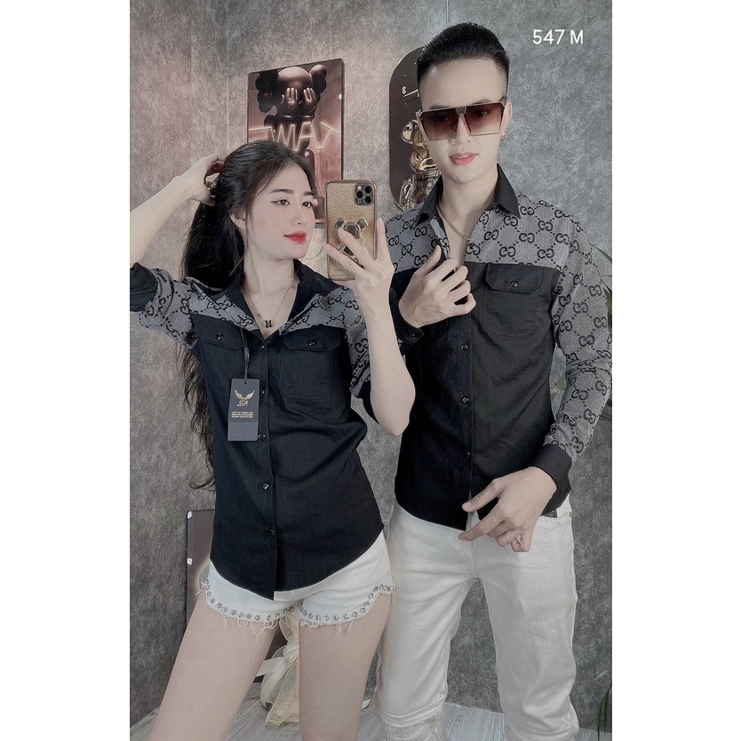 Áo sơ mi nam tay dài chất đũi mềm mịn phối họa tiết 3 màu phong cách mẫu mới HOT TREND cao cấp-AHFASHION