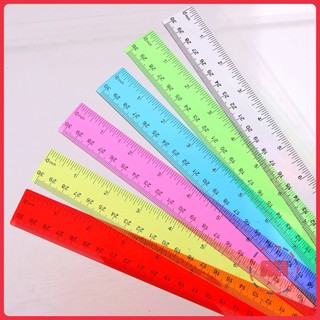 Thước kẻ nhựa dẻo nhiều màu sắc 15cm & 30cm