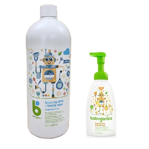 Nước rửa bình sữa Babyganics 473ml/ refill 946ml