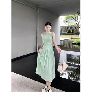 Order - Đầm dáng dài xòe nhún eo Moran