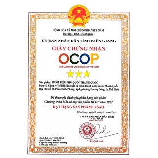 Muối tiêu Phú Quốc - Thanh Quốc