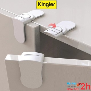 Chốt Góc - Kingler, Khóa Tủ Ngăn Kéo, An Toàn Cho Em Bé Tự Mở Tủ - Tiện Dụng Gia Đình, An Tâm Cho Mẹ - 3110