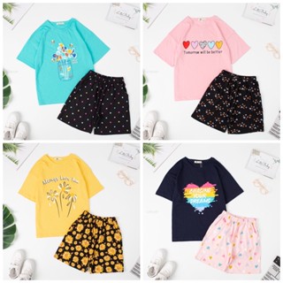 Bộ cotton size đại bé gái 8-16y. Chất cotton vải dư mền mịn