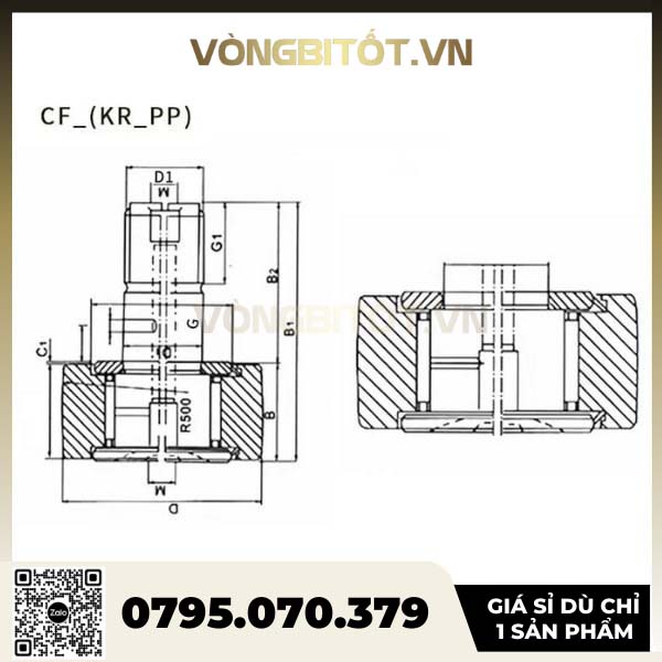 Vòng Bi Tỳ Cam CF