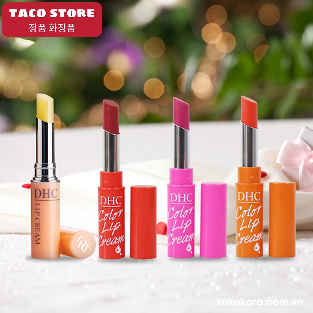 Son Dưỡng Môi DHC Lip Cream 1,5g Nhật Bản dưỡng ẩm làm mềm môi hiệu quả - Taco Store